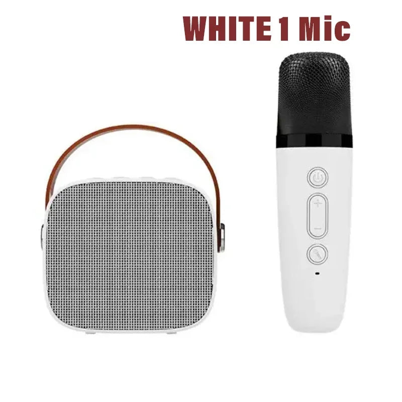 Portable Karaoke Machine with Wireless Microphones – Bluetooth Speaker & Home KTV System