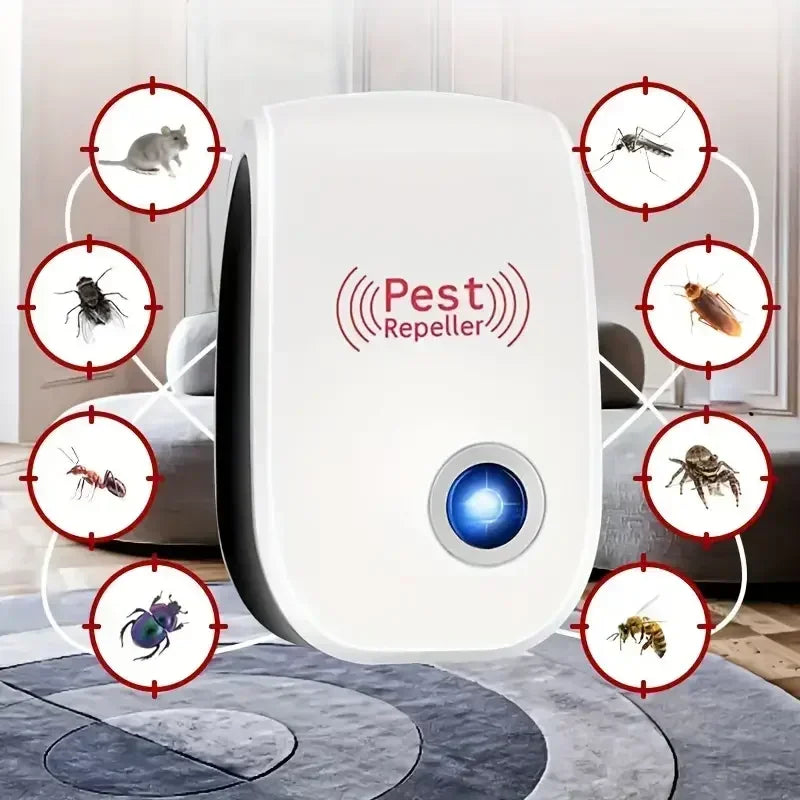 Ultrasonic Pest Repellent Plug-In – Indoor Insect Control Device