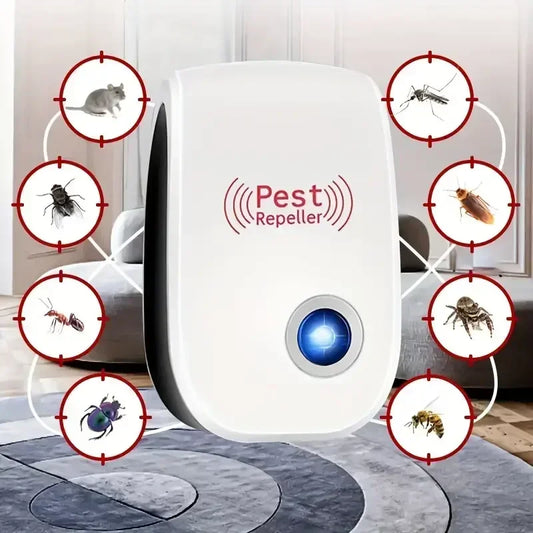 Ultrasonic Pest Repellent Plug-In – Indoor Insect Control Device