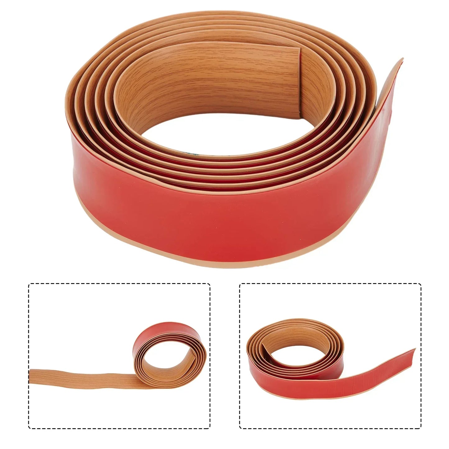 Self-Adhesive Vinyl Transition Strip – Floor Gap & Carpet Threshold Spacer (10 designs available)