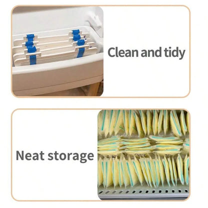 2-Pack Breast Milk Freezer Trays – Freeze-Flat Storage Bag Organisers