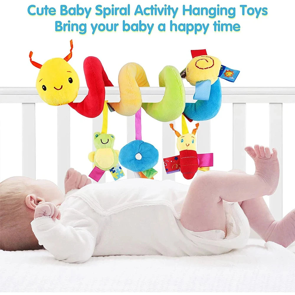 Baby Spiral Activity Toy – Musical Crib, Stroller & Car Seat Hanging Toy