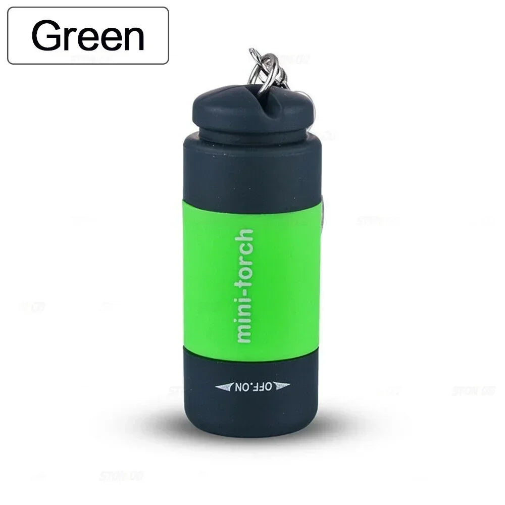 USB Rechargeable Mini Keychain Flashlight – Pocket LED Torch