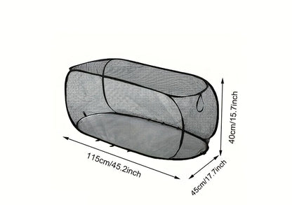 Pop-Up Mesh Plant Protection Cover – 120cm Garden Grow Net for Seedlings & Vegetables