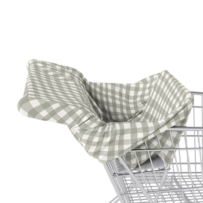 5 in 1 Multi-Use Cover | Sage Gingham