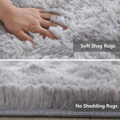 Ultra-Soft Shag Area Rug – Plush Non-Slip Floor Rug for Bedroom, Living Room & Nursery