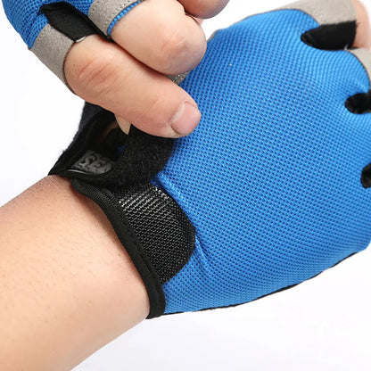 Fingerless Gym & Training Gloves – Breathable Non-Slip Workout Gloves for Men & Women