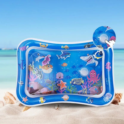 Baby Water Play Mat – Inflatable Tummy Time Activity Cushion