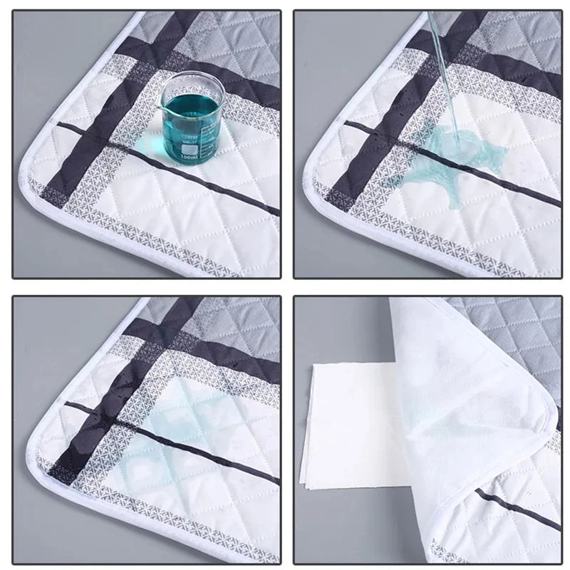Reusable Waterproof Bed Protector Mat – Washable Mattress Pad for Babies, Toddlers & Pets