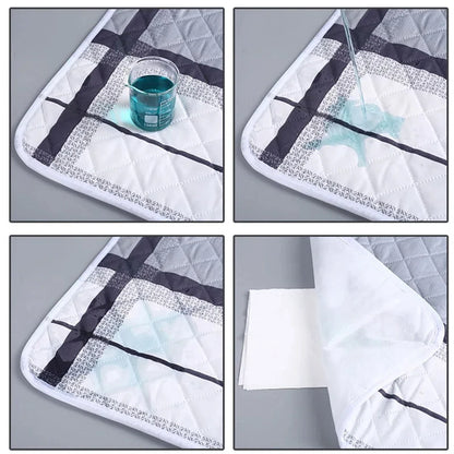 Reusable Waterproof Bed Protector Mat – Washable Mattress Pad for Babies, Toddlers & Pets