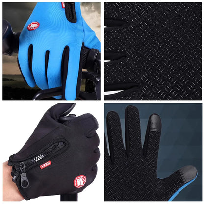 Touchscreen Winter Gloves – Windproof Thermal Gloves for Cycling, Driving & Outdoor Sports