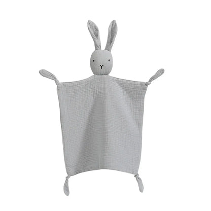 Cotton Muslin Baby Comforter – Soft Newborn Security Blanket & Cuddle Toy