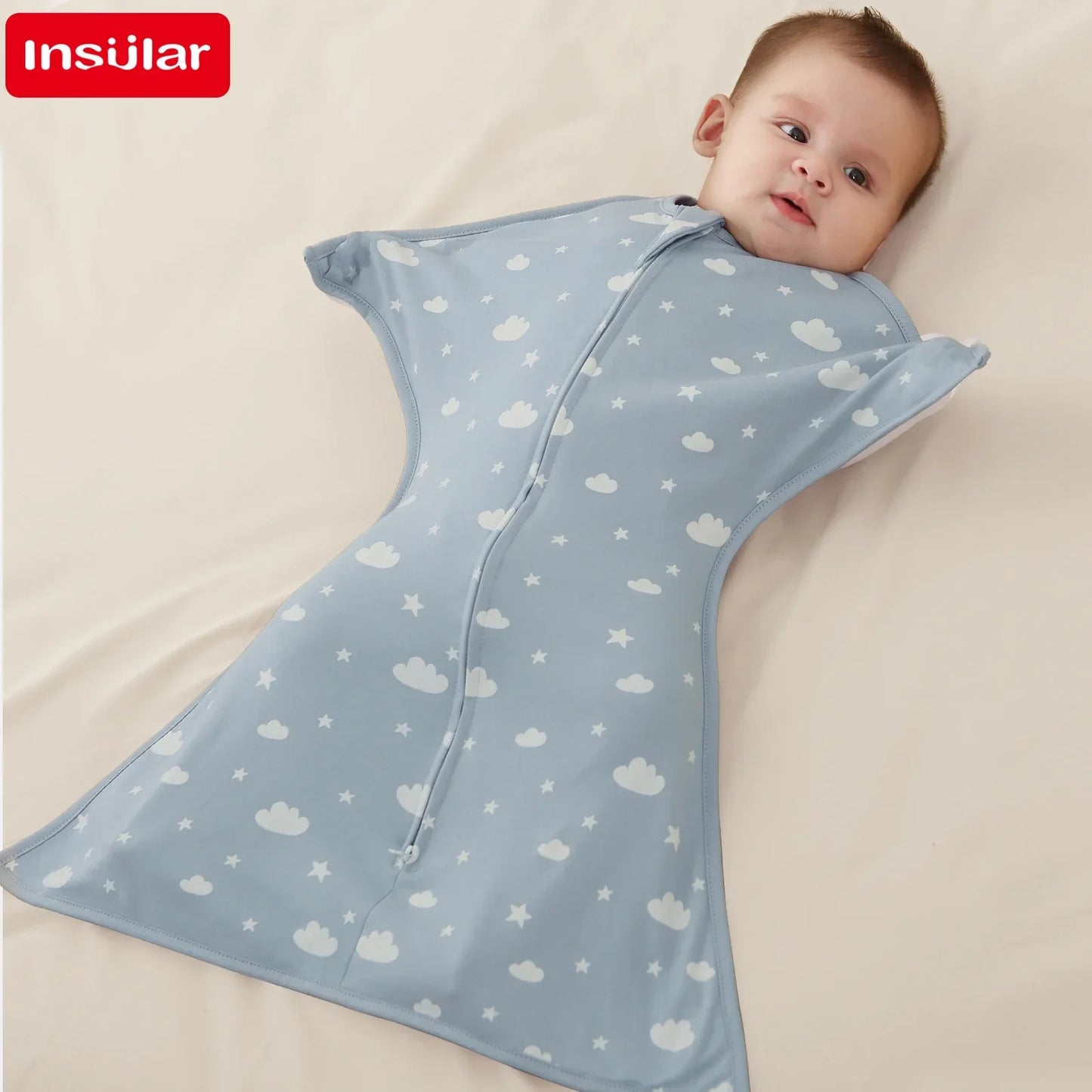 Lightweight Baby Sleep Sack – Breathable Cotton Swaddle Bag