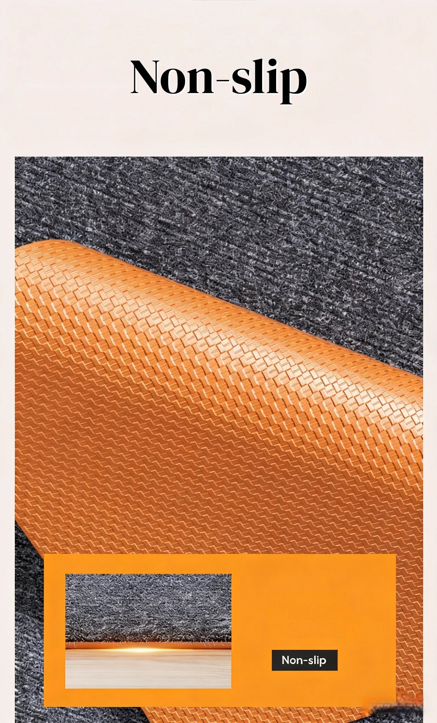 Plush Floor Protection Mat – Anti-Slip Rug for Gaming Chairs, Home Office & Gym Equipment