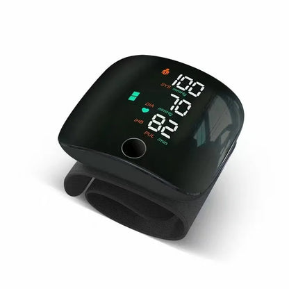 Rechargeable Wrist Blood Pressure Monitor – Digital BP & Voice Display