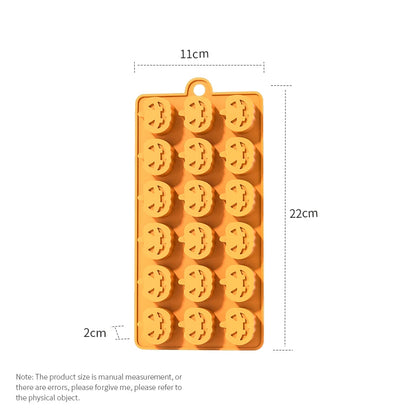 Halloween Silicone Baking Mould – Pumpkin, Ghost, Bat, Skeleton & Witch Hat Shapes