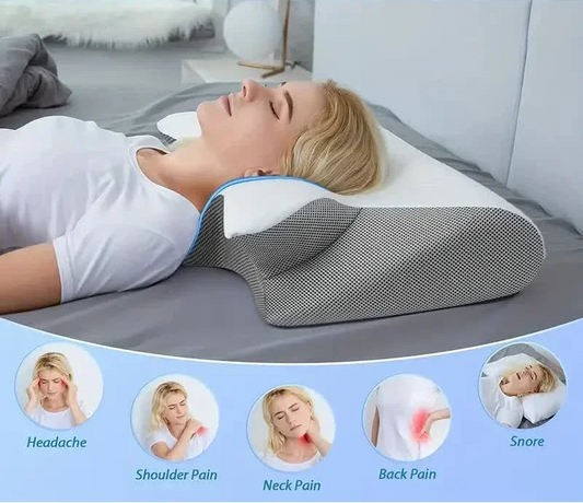 Ergonomic Cervical Neck Pillow – Butterfly Memory Foam Sleeping Pillow