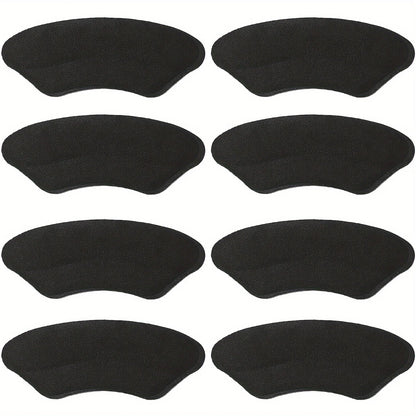 8-Pack Self-Adhesive Heel Pads – Shoe Inserts for Improved Fit & Comfort