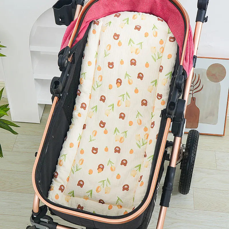 Baby Stroller Seat Cushion – Soft Breathable Pushchair Mattress Pad