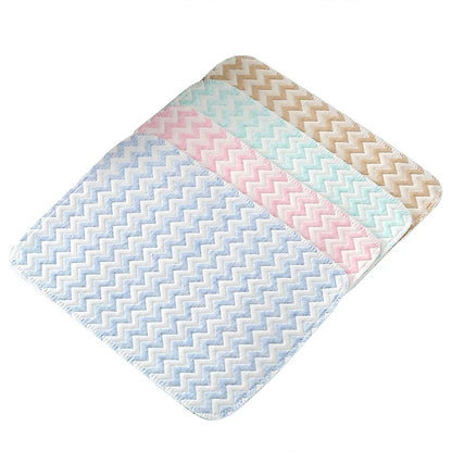 Reusable Waterproof Baby Changing Mat – 50 × 70cm Cotton Nappy Change Pad