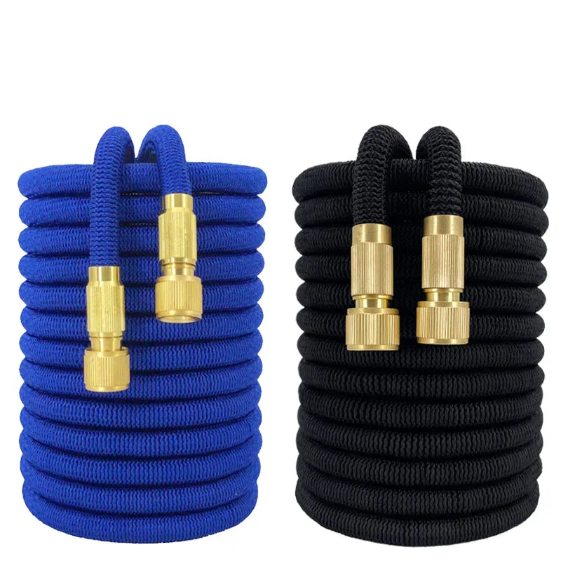 Retractable Garden Hose – Flexible High-Pressure Water Hose with Spray Nozzle