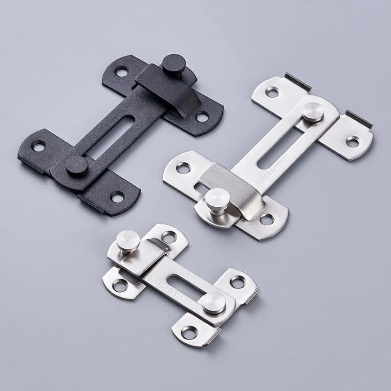 Sliding Barn Door Latch – Heavy Duty Right Angle Hook & Eye Lock for Doors, Gates & Cabinets