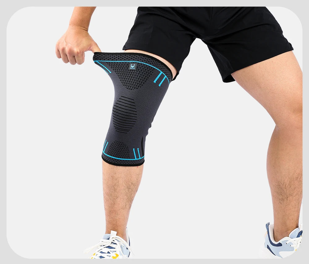 Compression Knee Support Sleeve – Breathable Knee Brace with Spring Stabilisers