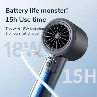 Portable Rechargeable Hand Fan – 100-Speed Mini Cooling Fan