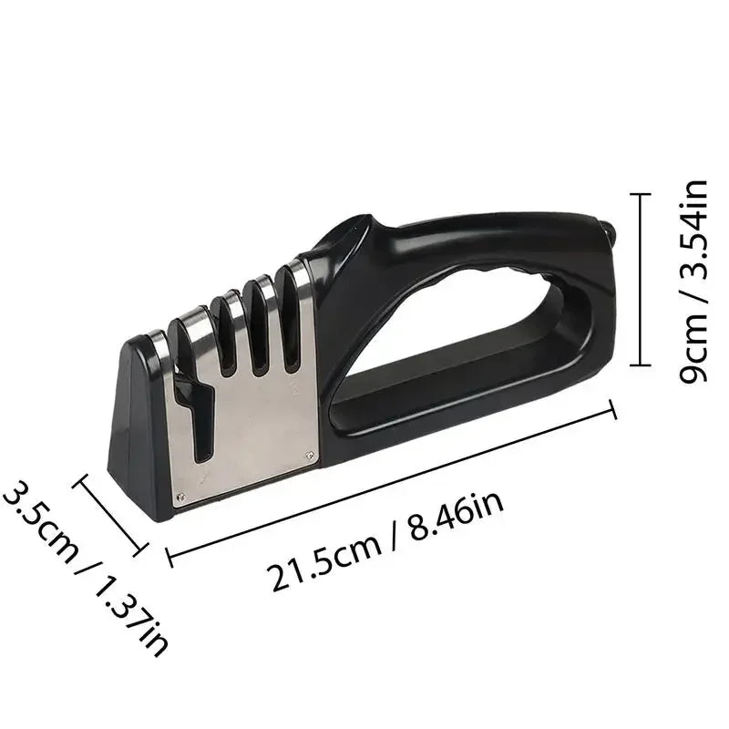 Multi-Function Knife Sharpener – Non-Slip Kitchen Sharpening Tool