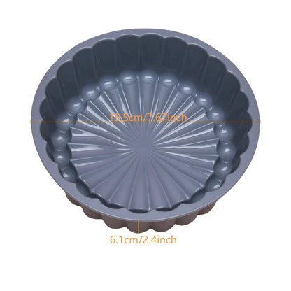 Silicone Charlotte Cake Mould – Fluted Round Baking & Dessert Pan