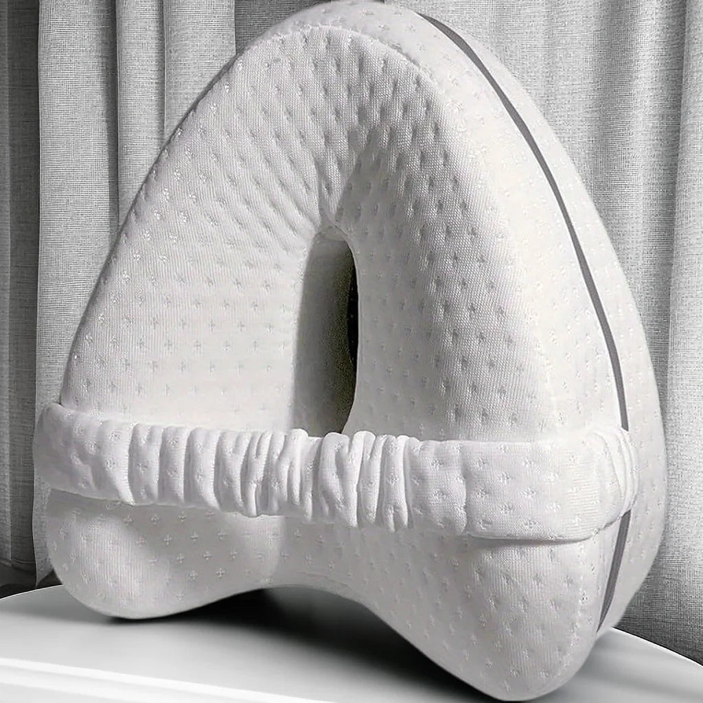 Memory Foam Knee Pillow – Side Sleeper Leg Support Cushion