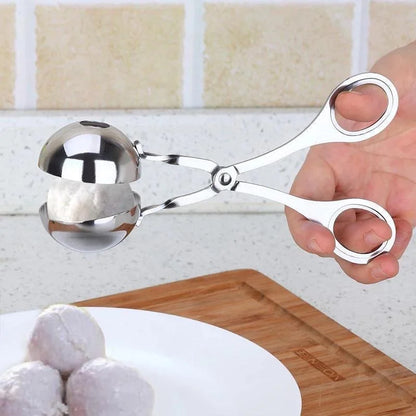 Stainless Steel Meatball Maker – Non-Stick Meat & Rice Ball Shaping Spoon