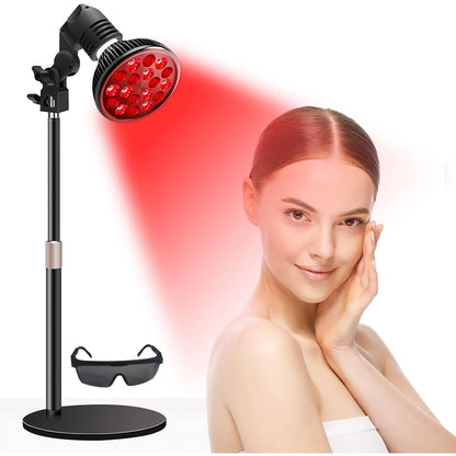 LED Red Light Therapy Lamp with Adjustable Stand – 660nm & 850nm Light Therapy Device