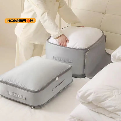 Self-Compressing Storage Bag – Heavy Duty Clothes & Quilt Organiser