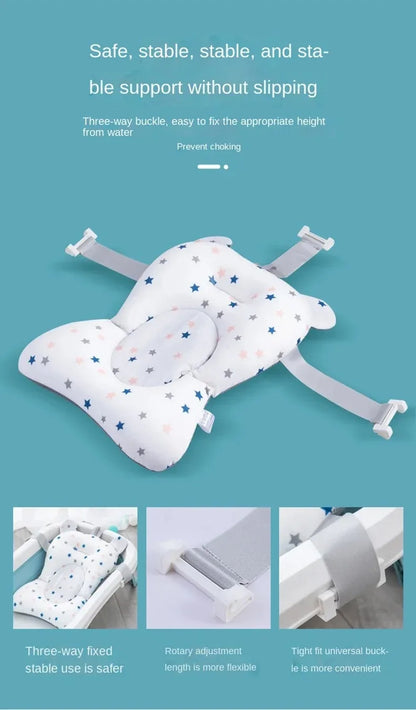 Baby Bath Support Cushion – Adjustable Floating Bath Seat for Newborns