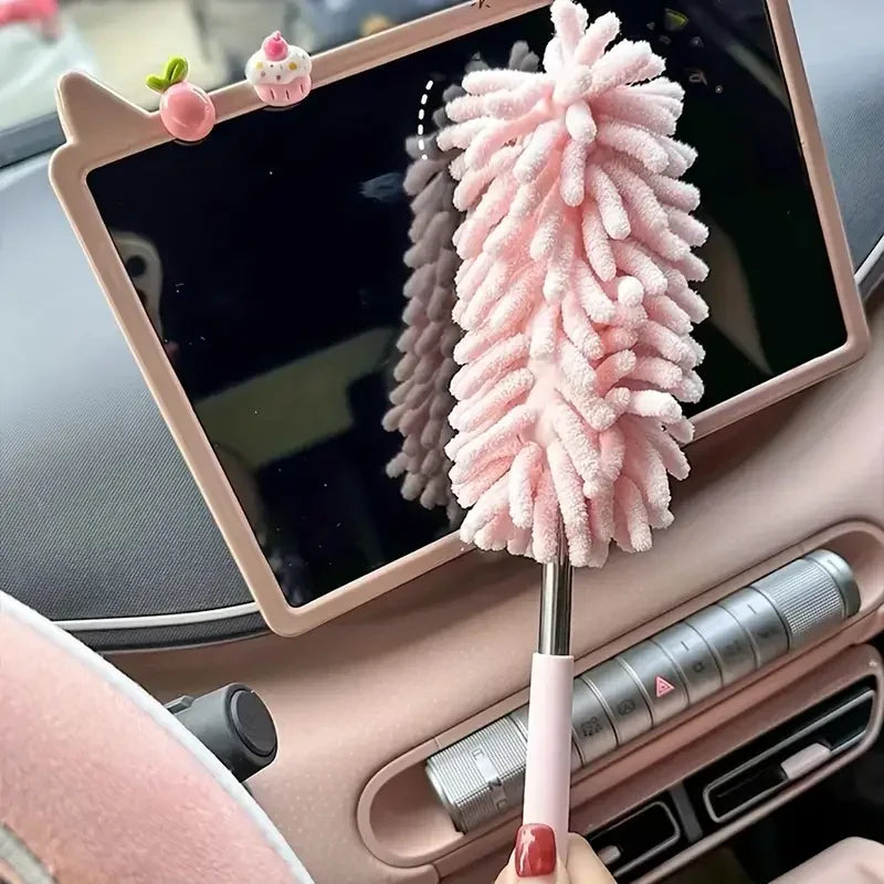Extendable Microfibre Duster – Flexible Dust Cleaning Brush for Home & Car