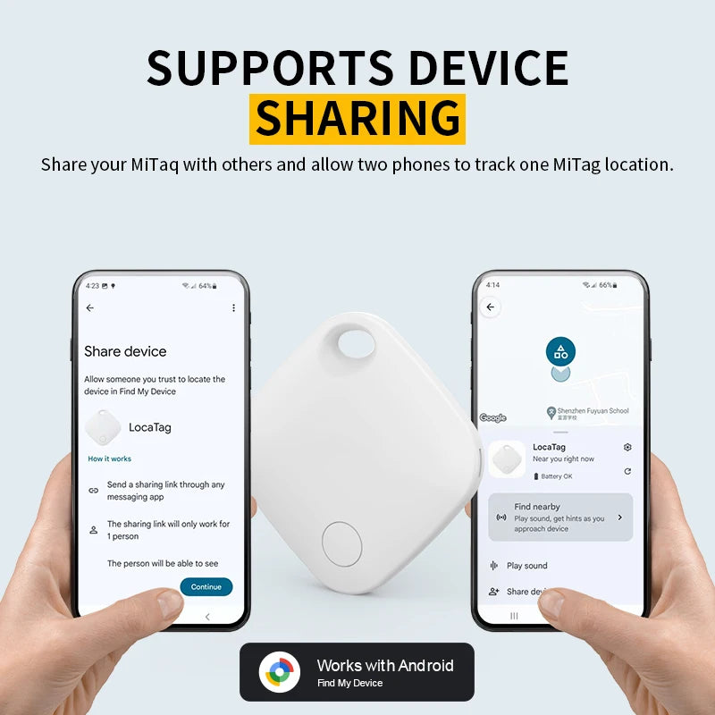 Smart Bluetooth Tracker for Android – Works with Google Find Hub (Find My Device)