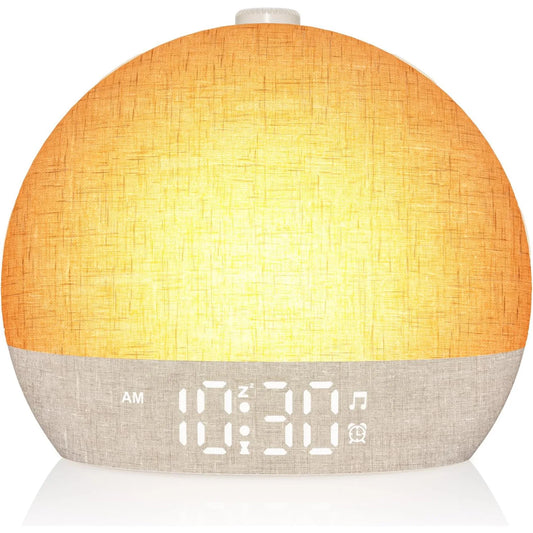 Sunrise Alarm Clock & White Noise Sleep Aid – RGB Wake Up Light