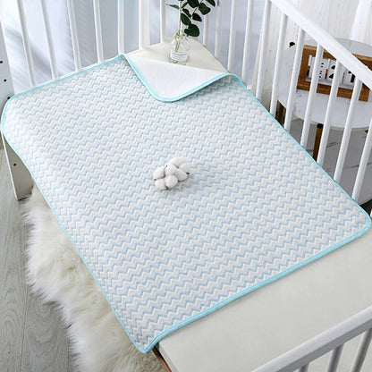 Reusable Waterproof Baby Changing Mat – 50 × 70cm Cotton Nappy Change Pad