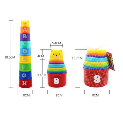 Educational Stacking Cups – Numbers, Letters & Early Learning Game