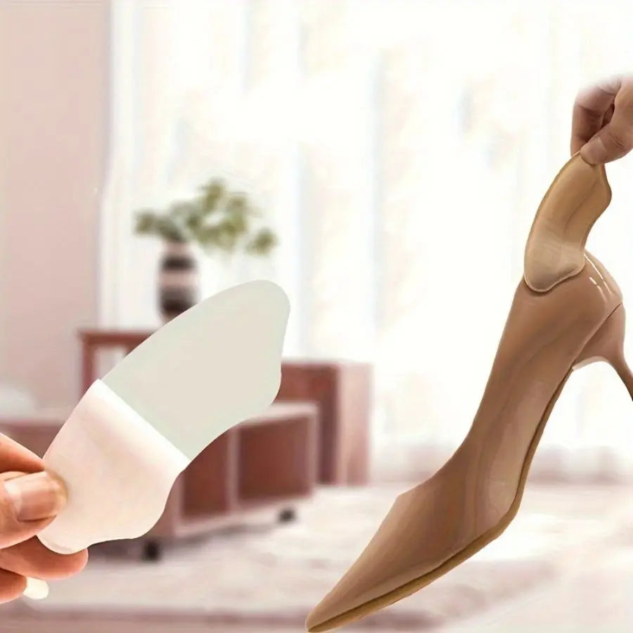 8-Pack Self-Adhesive Heel Pads – Shoe Inserts for Improved Fit & Comfort