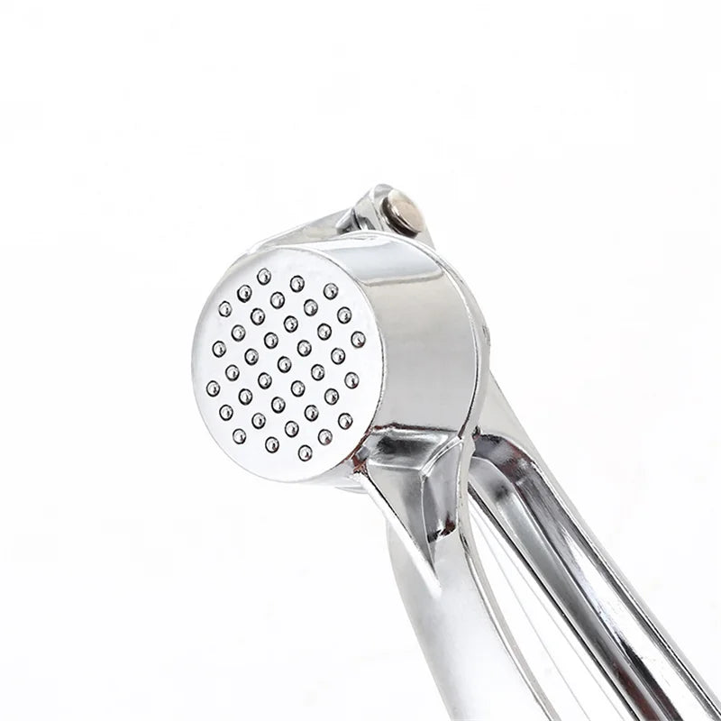 Stainless Steel Garlic Press – Manual Garlic Crusher & Mincer