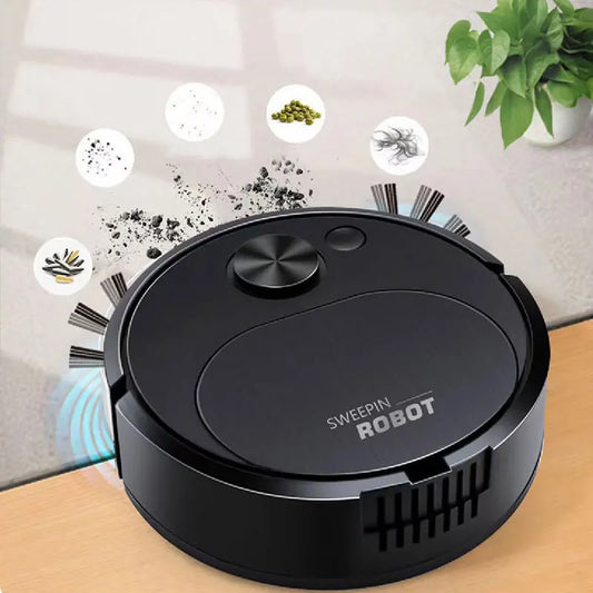 Mini Smart Robot Vacuum Cleaner – USB Rechargeable 3-in-1 Sweeper & Mop