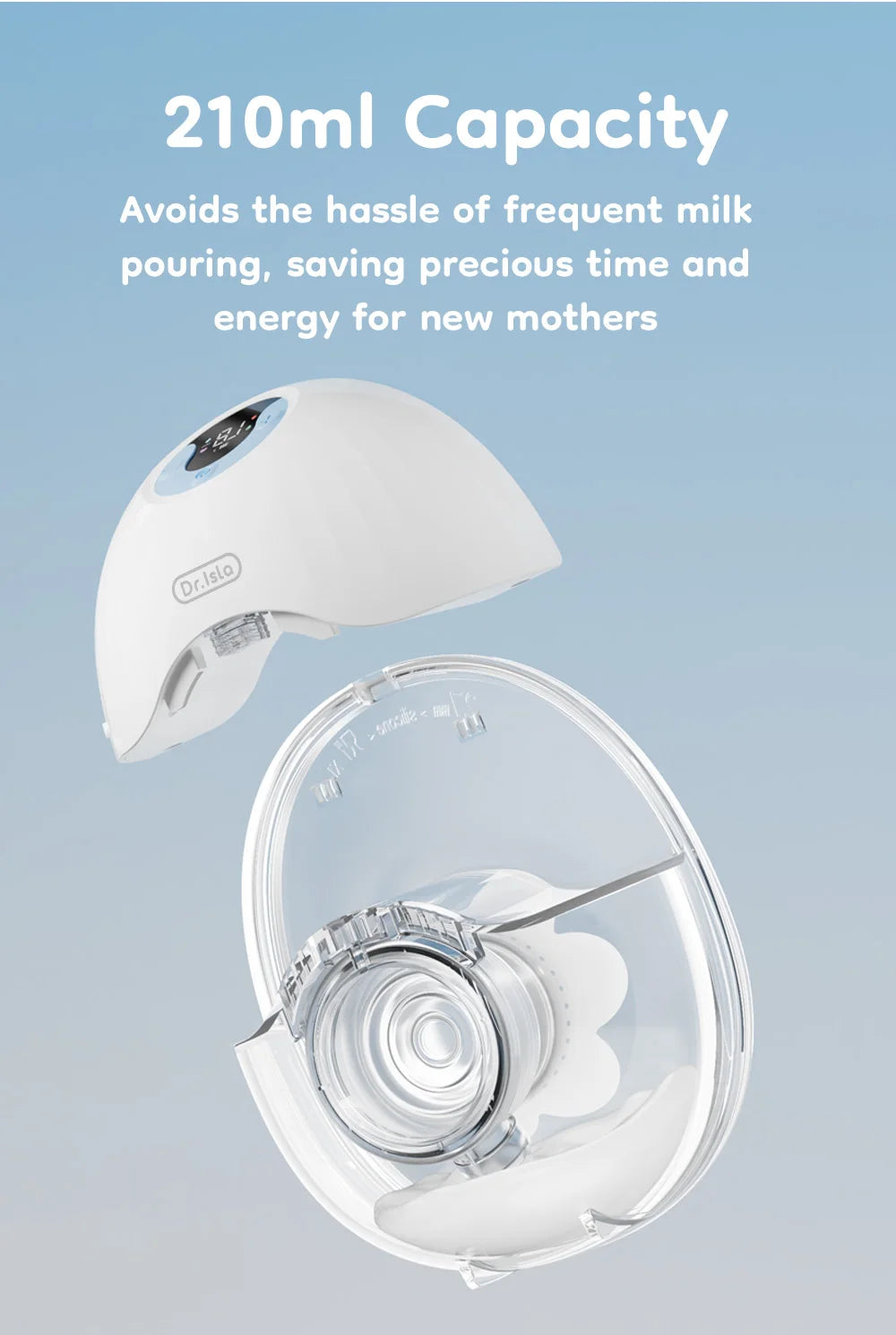 Hands-Free Wearable Breast Pump – Electric Pump with 4 Modes & 36 Levels