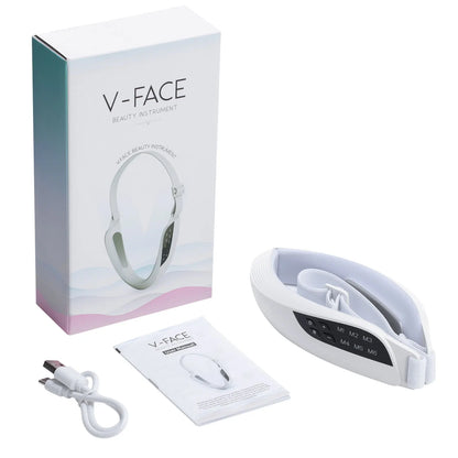 EMS V-Face Massager – Rechargeable Microcurrent Facial Massage Device