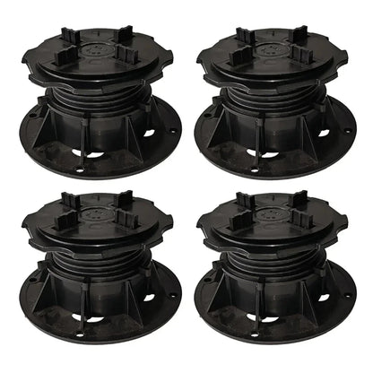Adjustable Decking Support Pedestals (4pcs) – Leveling Base for Outdoor Flooring