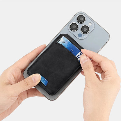 Magnetic Leather Wallet Case for iPhone (MagSafe Compatible)