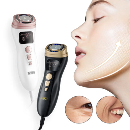 Mini EMS & RF Facial Massager – Multi-Function Skin Care Device for Face, Neck & Jawline