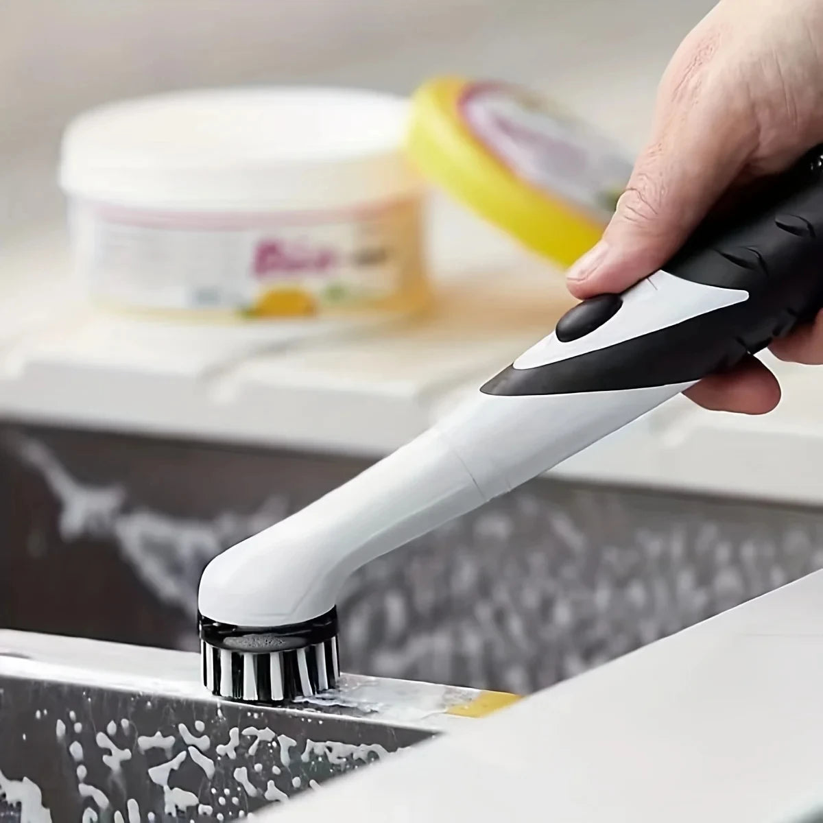 Electric Cleaning Brush Set – 4-in-1 Multi-Surface Power Scrubber