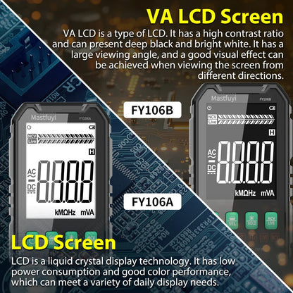 Digital Multimeter 600V AC/DC True RMS Auto-Range Tester (2 models available)